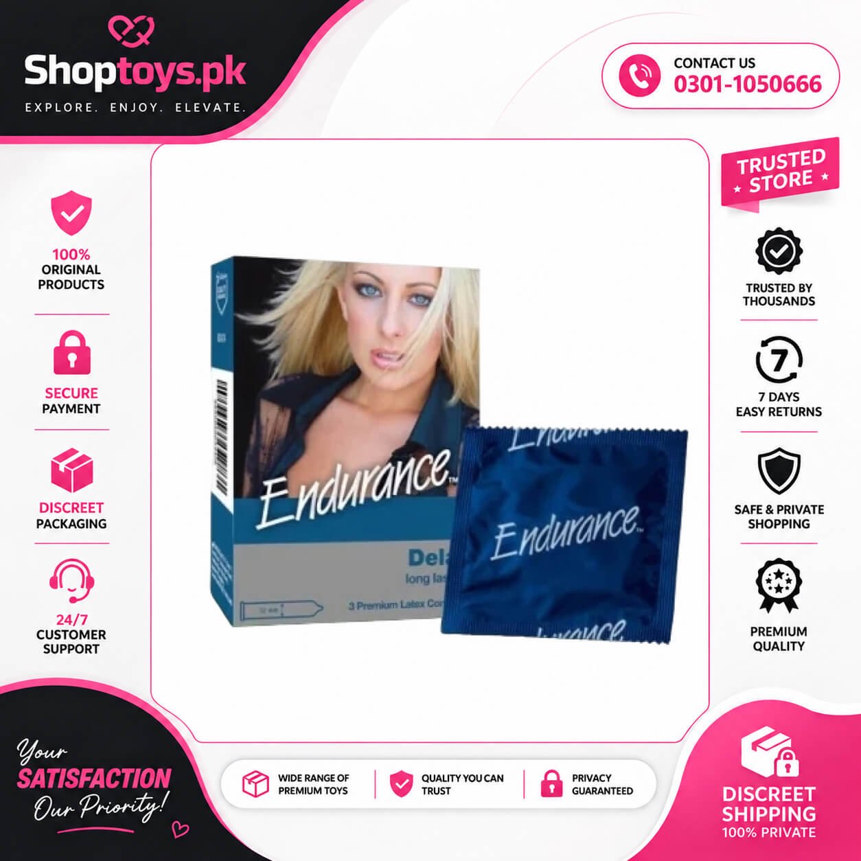 Enjoy Endurance Extra Condom In Pakistan