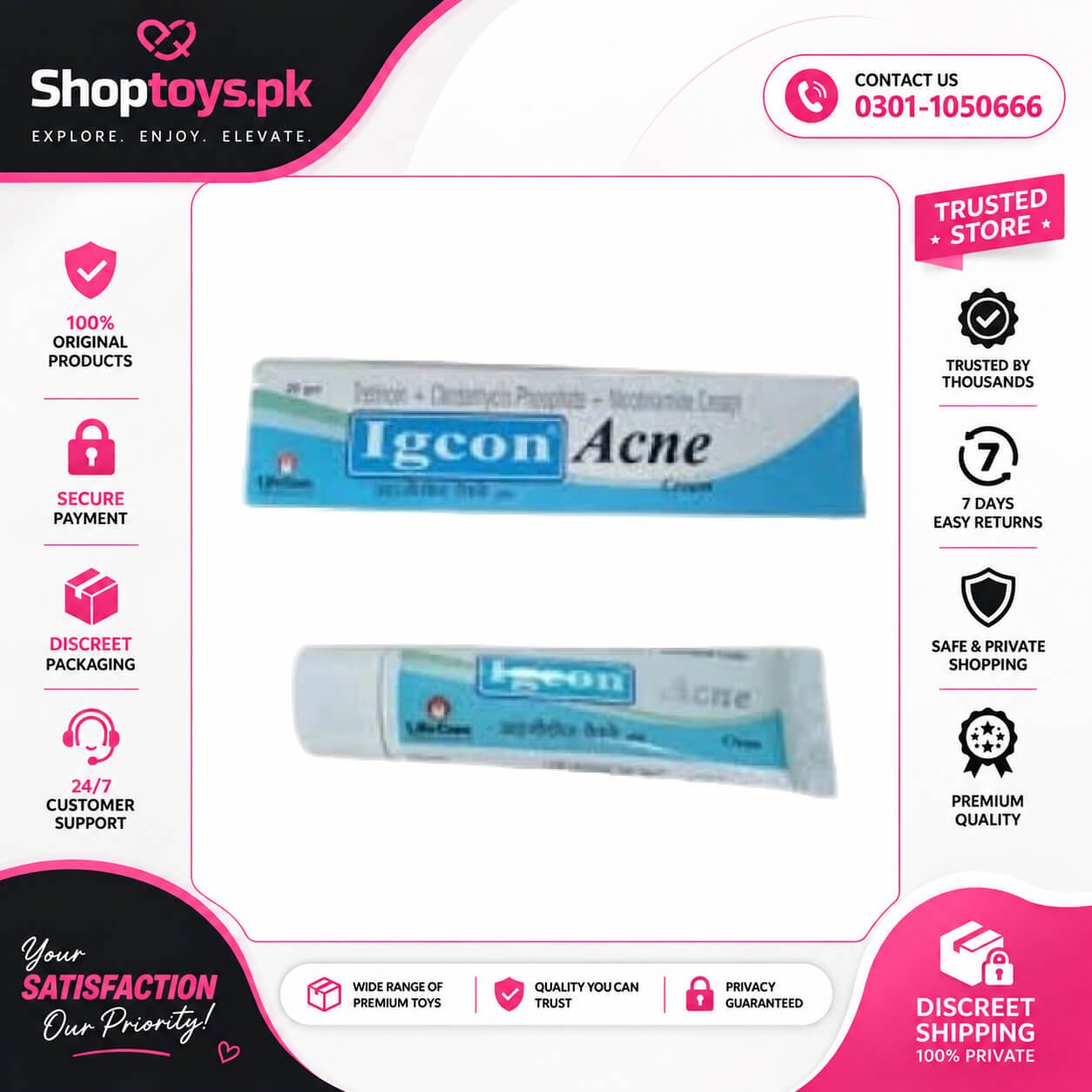 Igcon Acne Cream In Pakistan