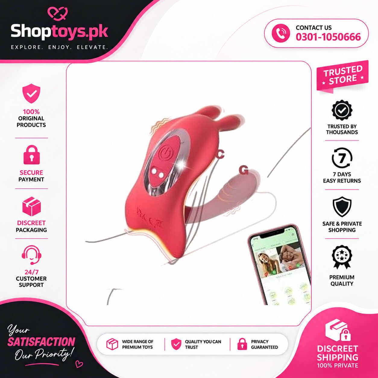 Couples Sex Toys App Remote Control In Pakistan