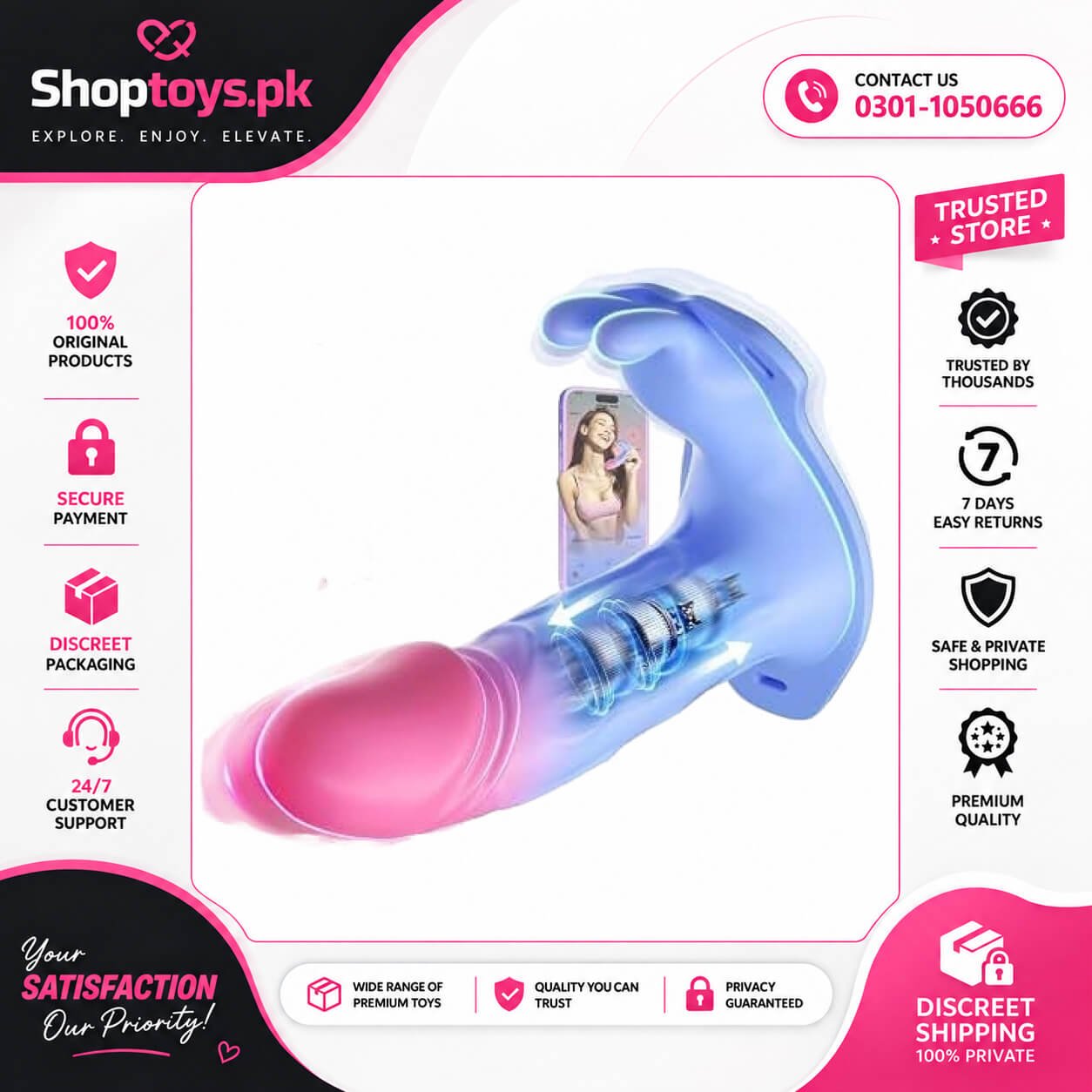 Thrusting Dildo Couples Sex Toy Wearable In Pakistan