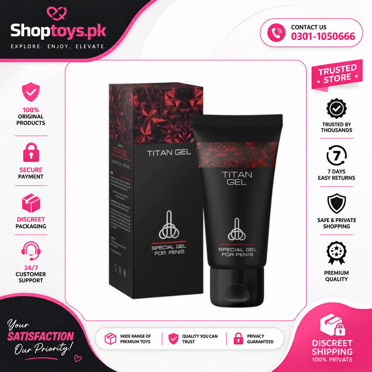 Titan Gel Price in Pakistan Enlargement Cream In Pakistan