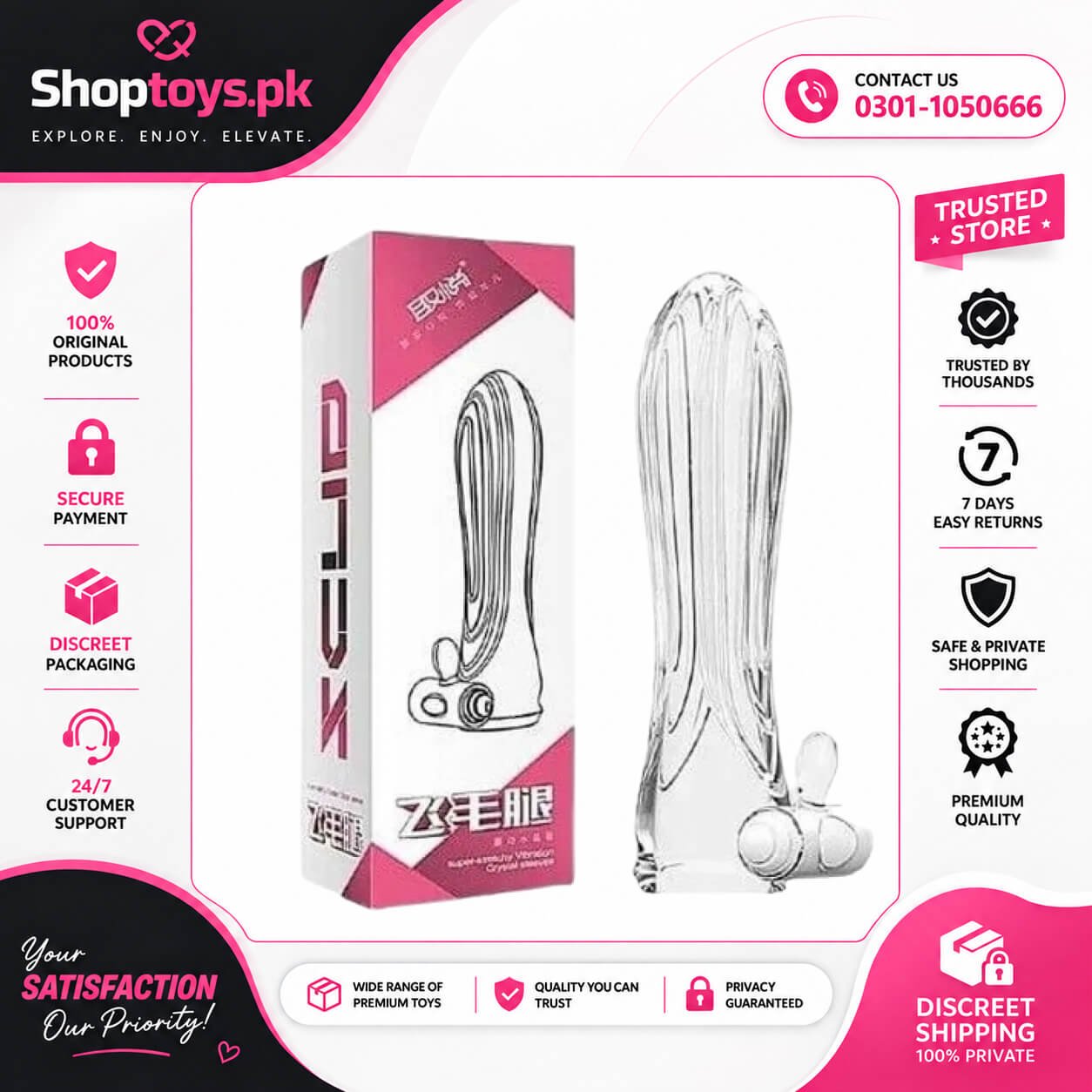 Love Fly Crystal Condom Cover Price In Pakistan