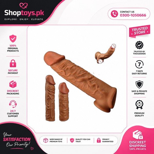 Penis Extender Ball Stretcher Sleeve Condom In Pakistan