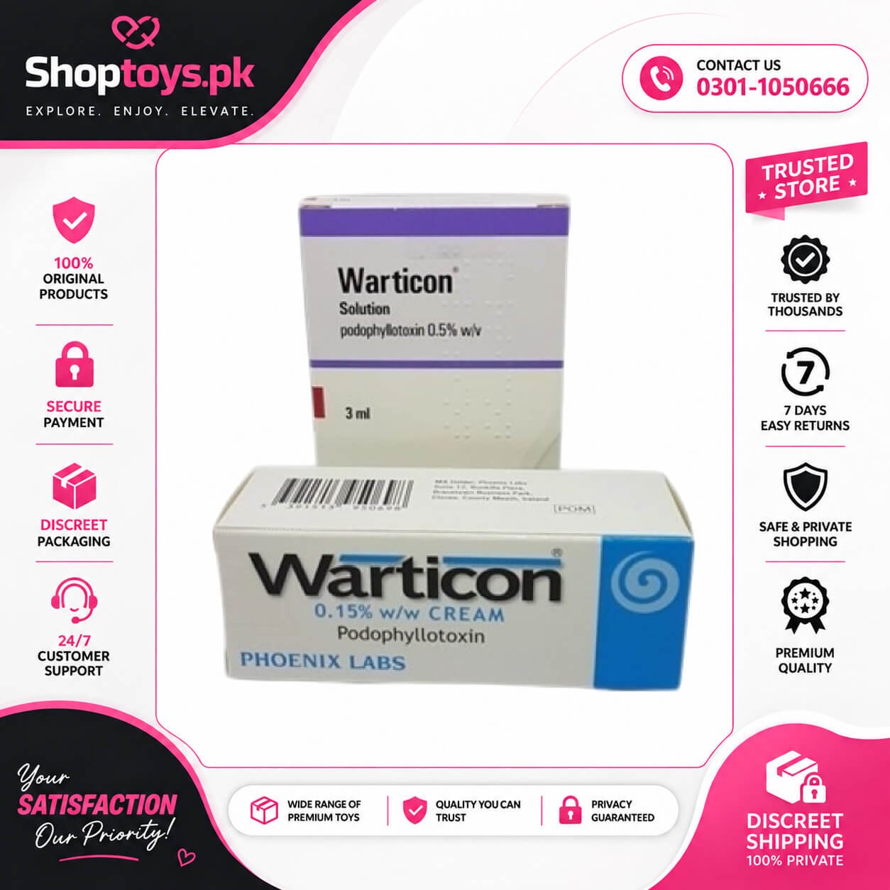 Warticon Cream In Pakistan