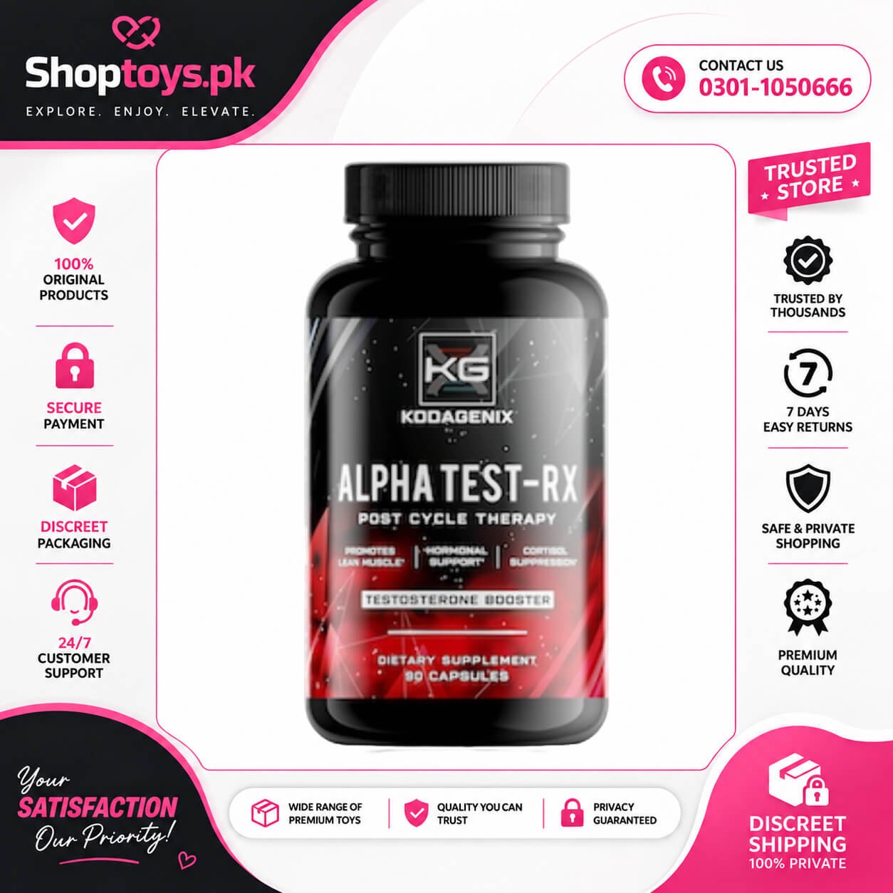 Alpha Test Rx Post Cycle Therapy In Pakistan