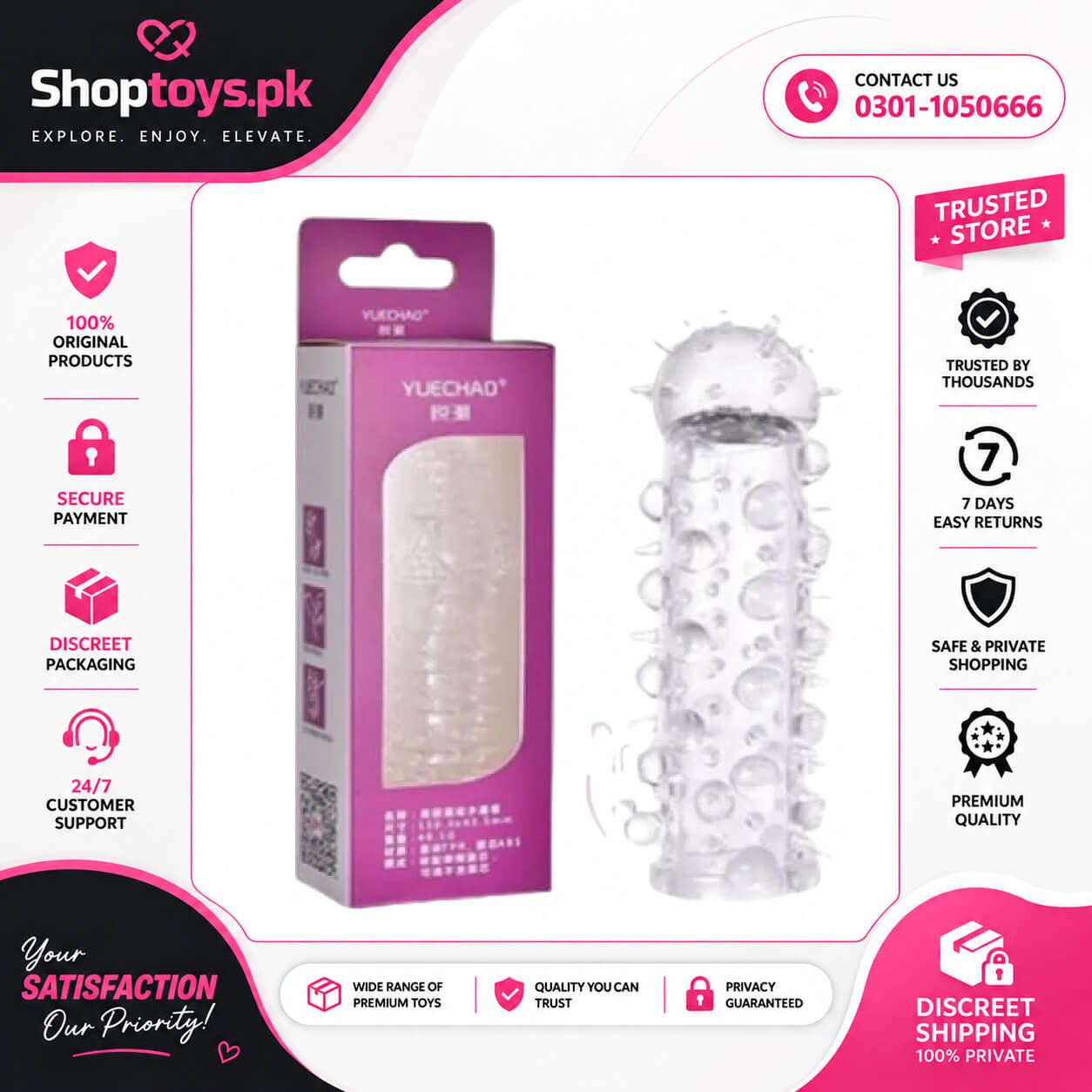 Yuechao Crystal Best Condom In Pakistan