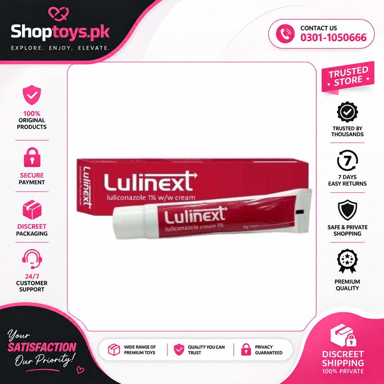 Lulinext Luliconazole 1% W/V Cream In Pakistan