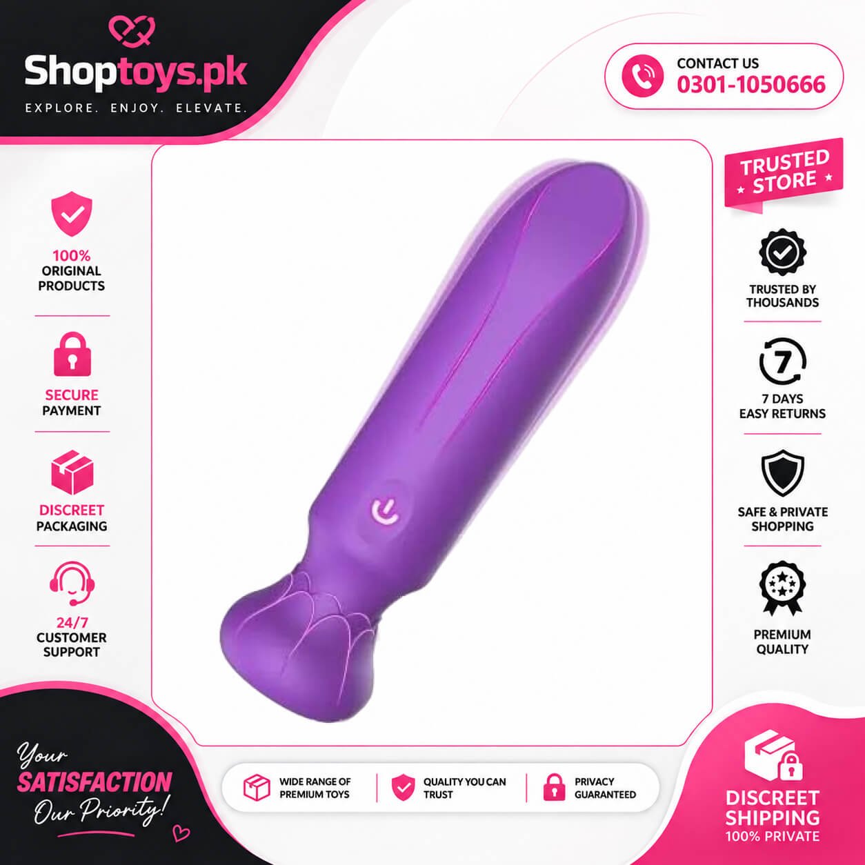 Adult Sex Toys Bullet Vibrator G spot Clitoral In Pakistan