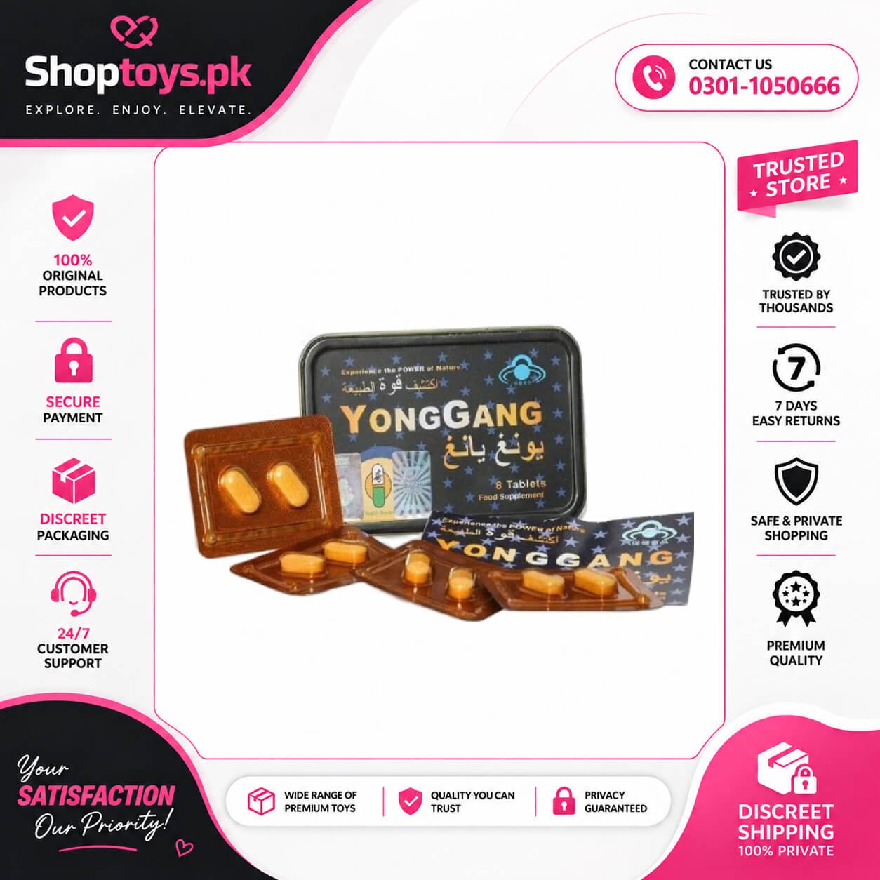 American YongGang Tablets in Pakistan 
