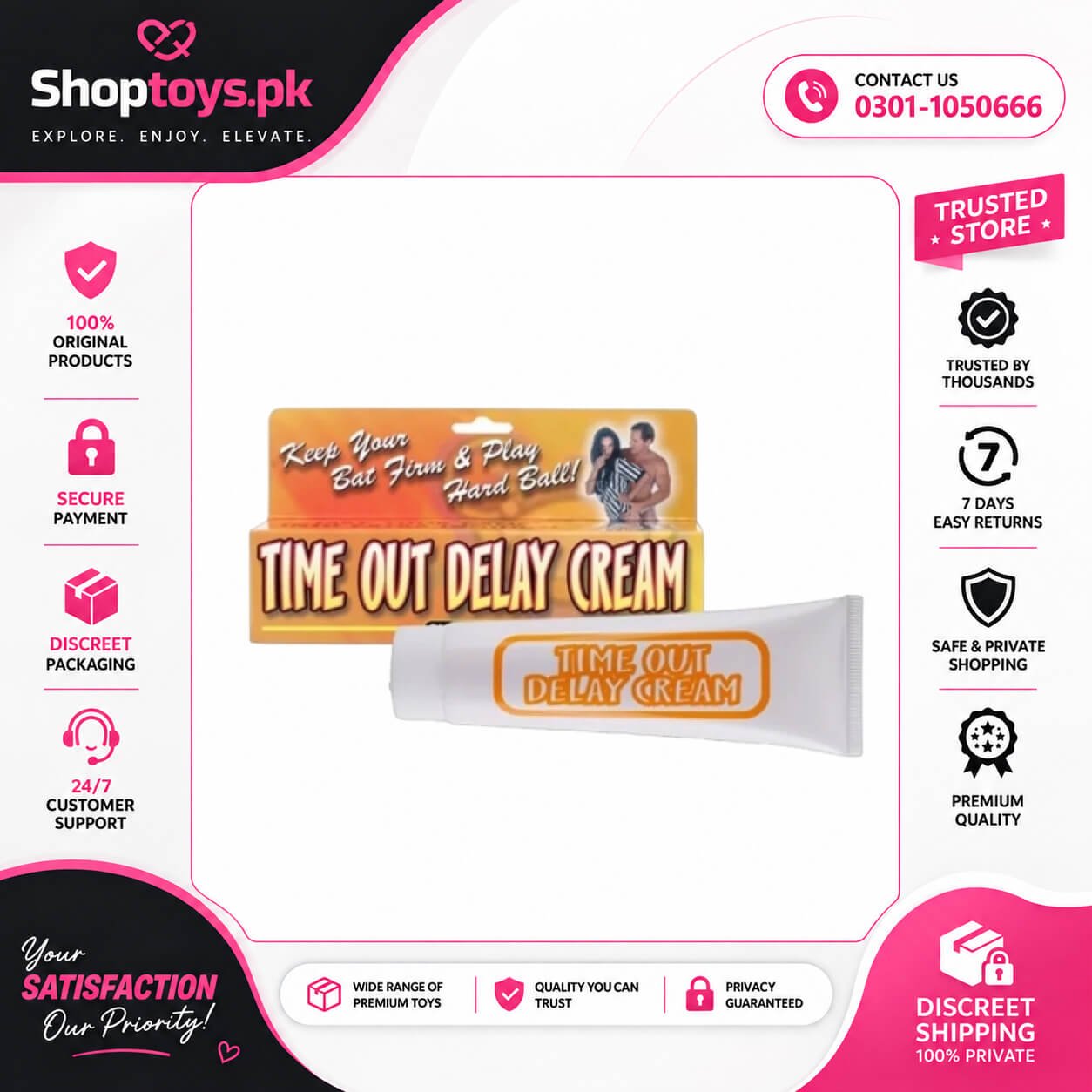 Time Out Delay Cream Price in Pakistan