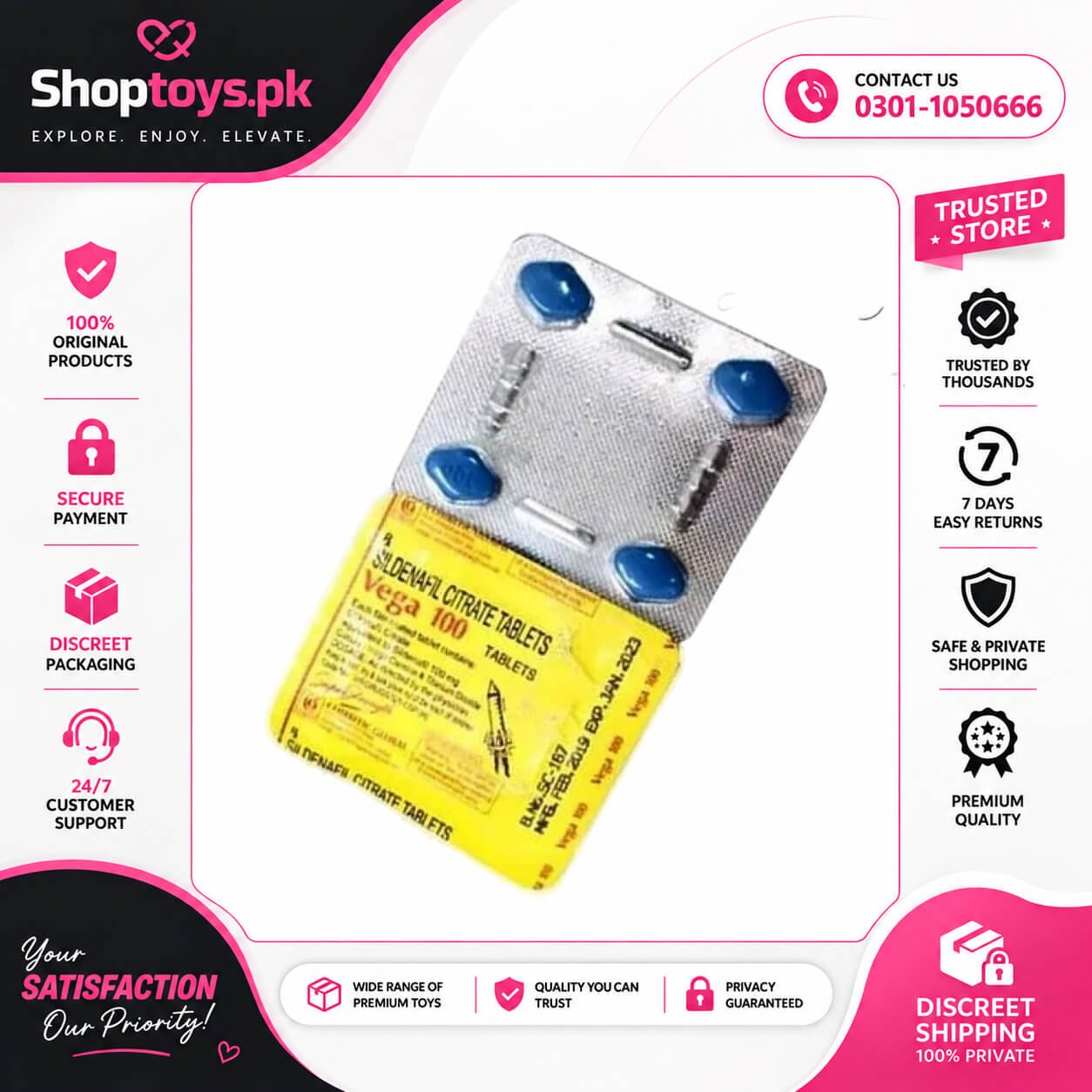 Vega Tablets 100 In Pakistan