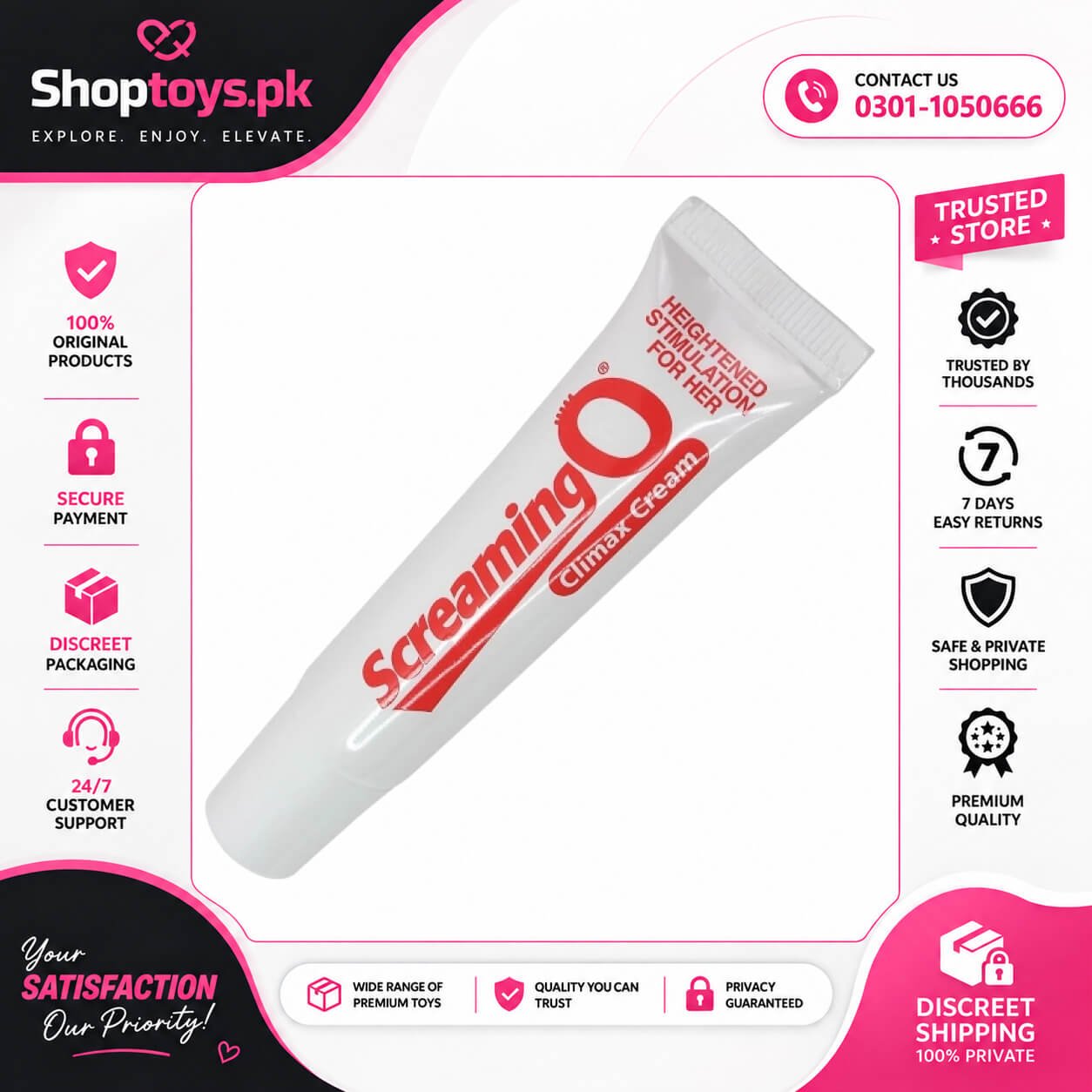 Screaming O Climax Cream In Pakistan