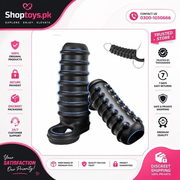 Couples Silicone Condom Sex Ring