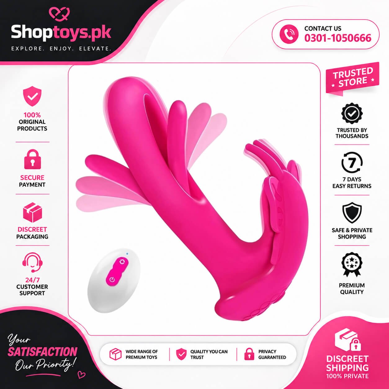 Wearable Panty Vibrator Dildo Butterfly Sex In Pakistan