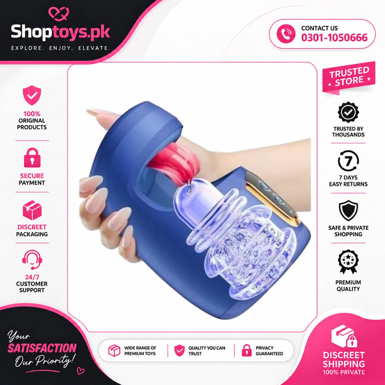 4 in 1 Automatic Male Hands Free In Pakistan