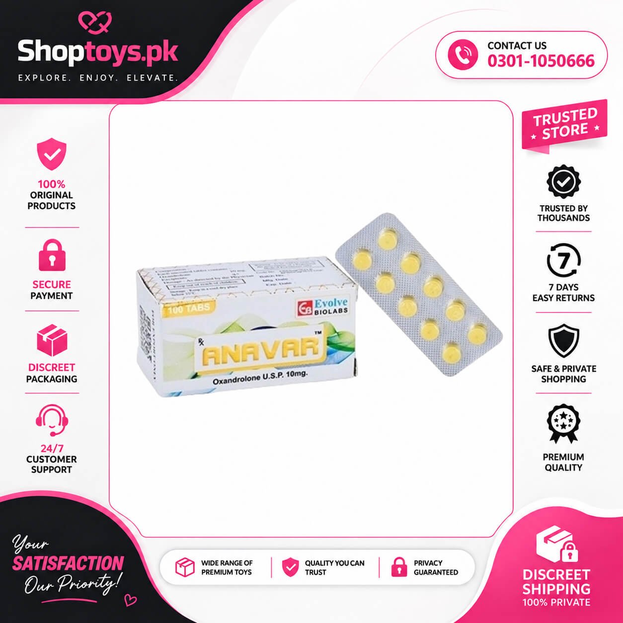 Anavar Tablet 10mg In Pakistan