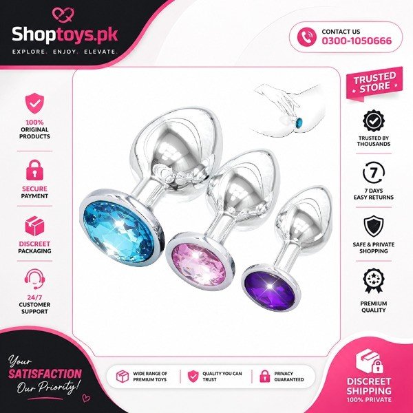 Stainless Steel Butt Sets Expanding Plug Toys