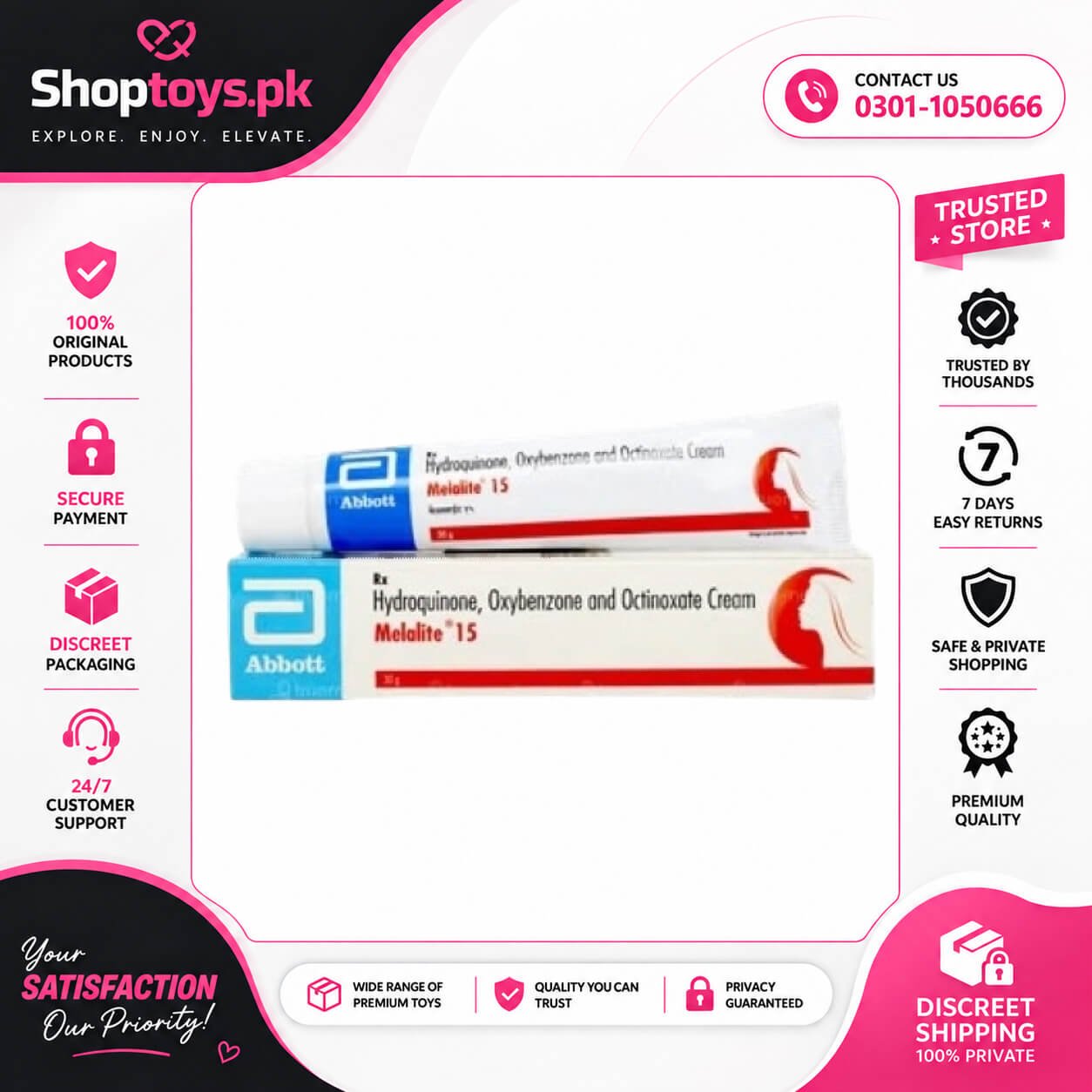Melalite Forte Cream In Pakistan