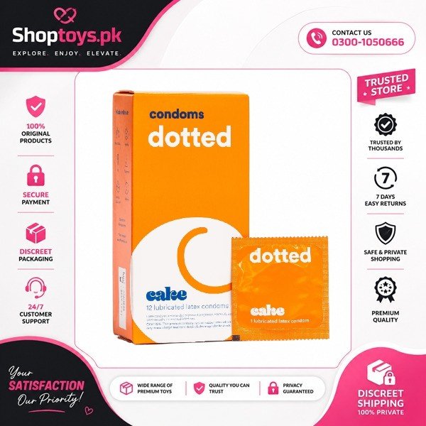 Hello Cake Dotted Condoms in Pakistan