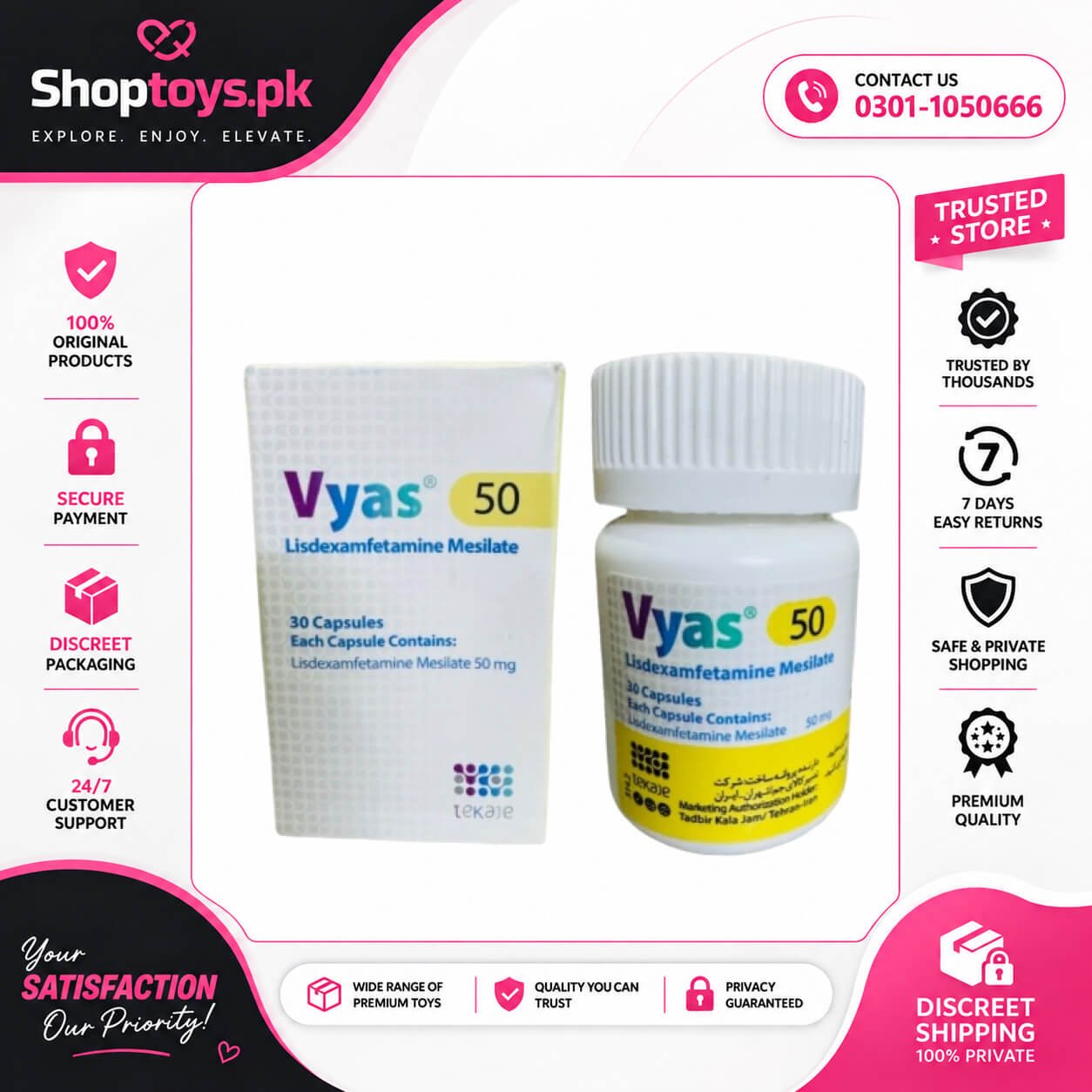 Buy Vyas 50mg In Pakistan