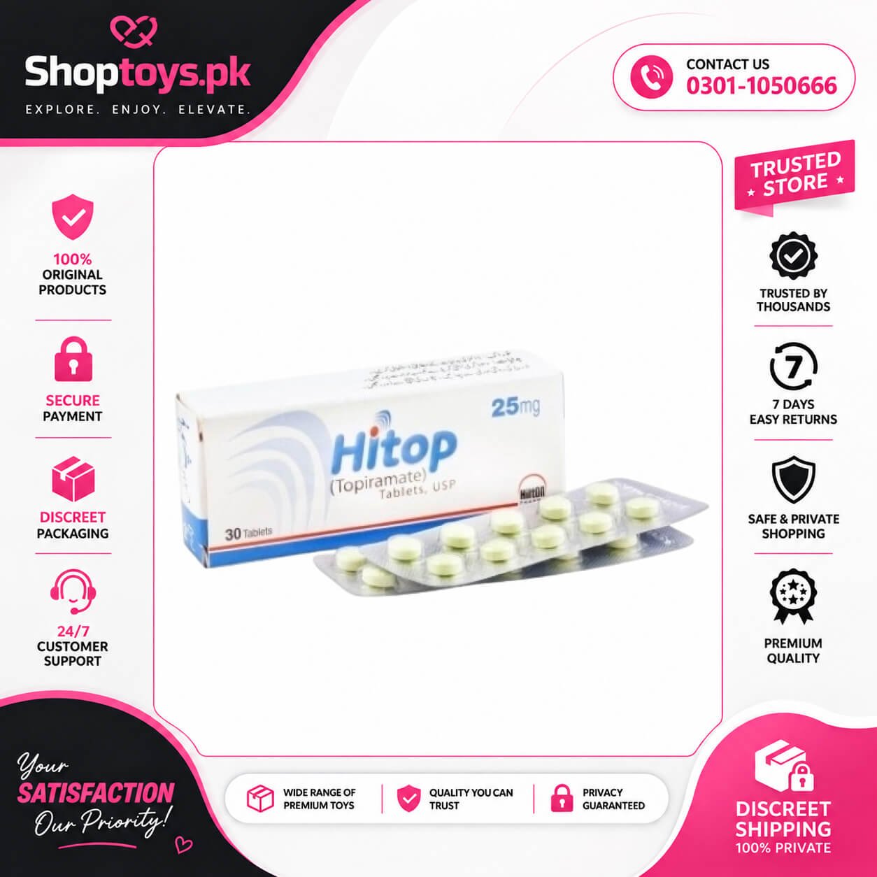 Hiflo-b 25mg Tablets In Pakistan
