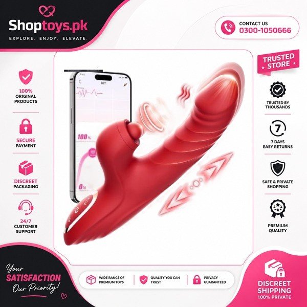Rabbit Vibrator Thrusting Dildo for Women