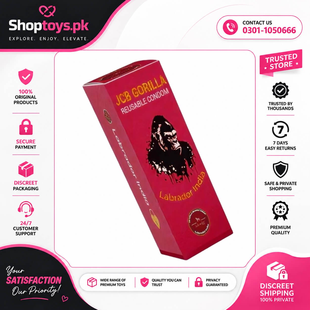 Jcb Gorilla Condom Soft In Pakistan