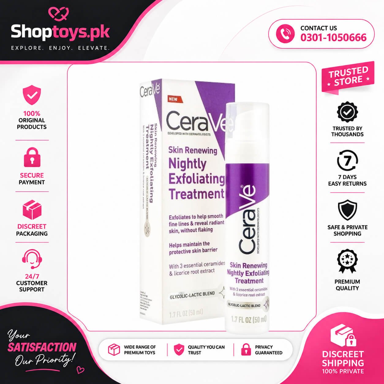 Skin Renewing Nightly Exfoliating Treatment in Pakistan