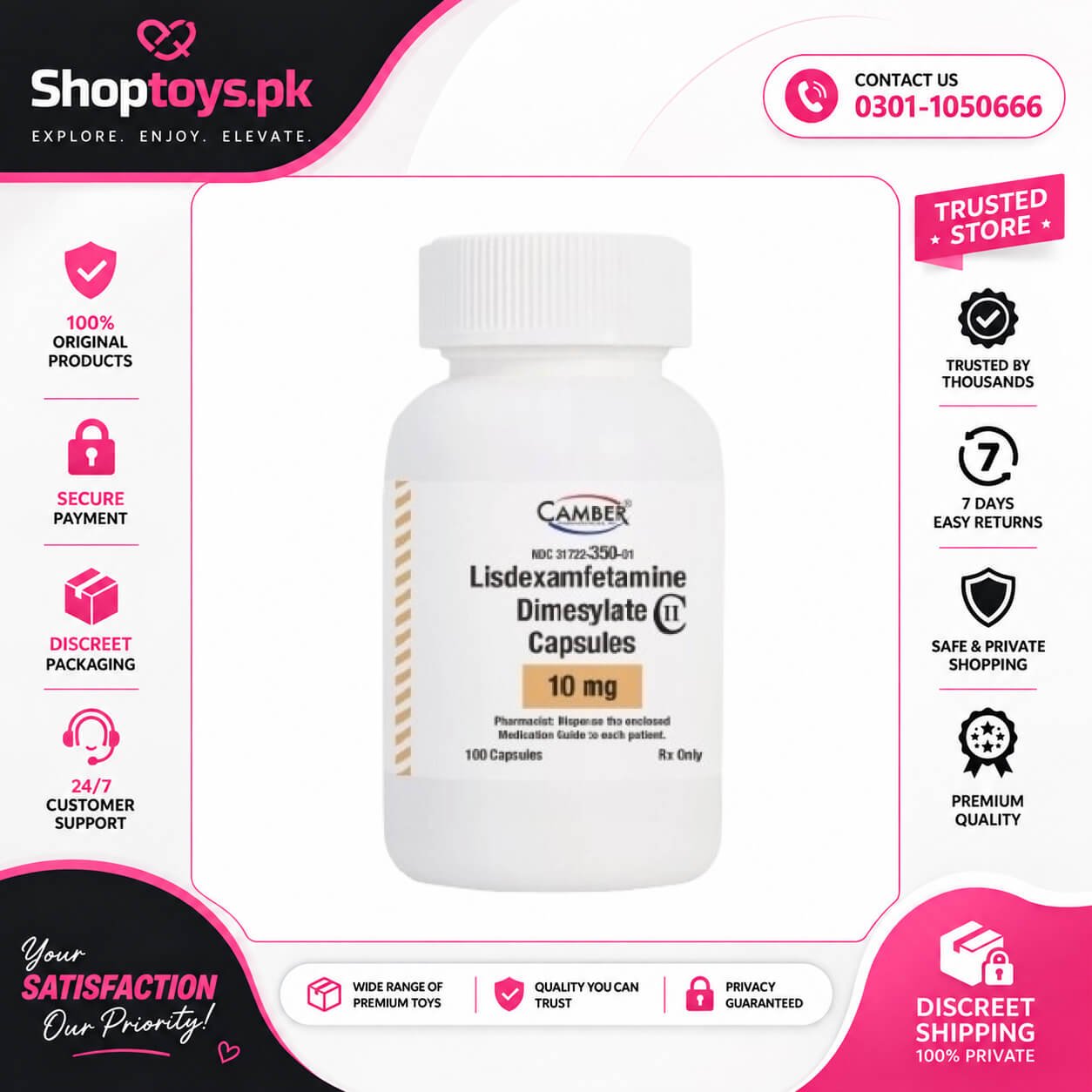 Lisdexamfetamine in Pakistan
