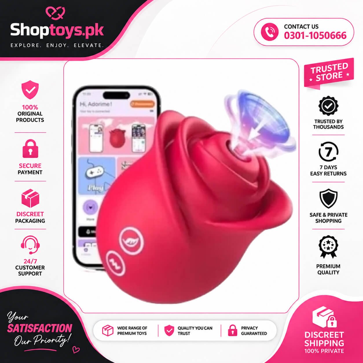 Vibrator Adult Sex Toys for Woman In Pakistan