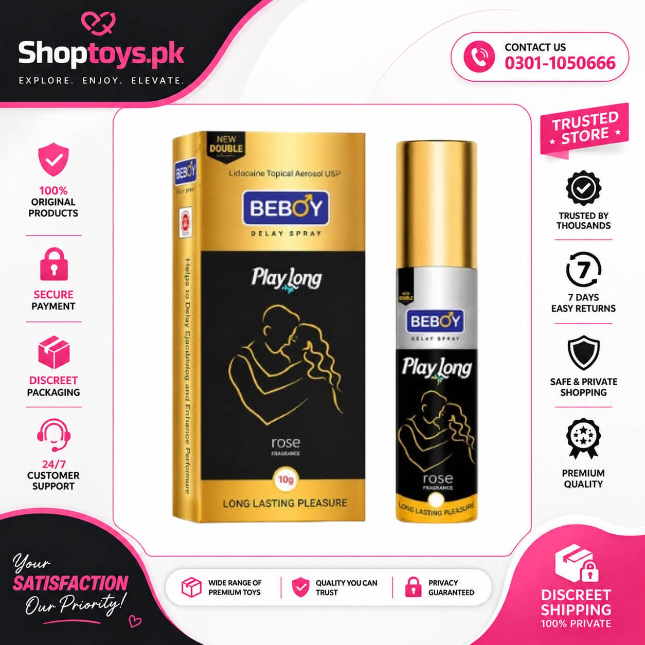 Beboy Delay Spray Price in Pakistan 