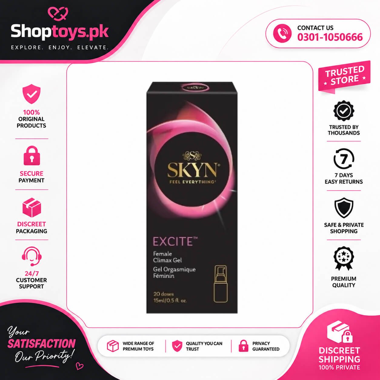 Skyn Excite Female Climax Gel In Pakistan