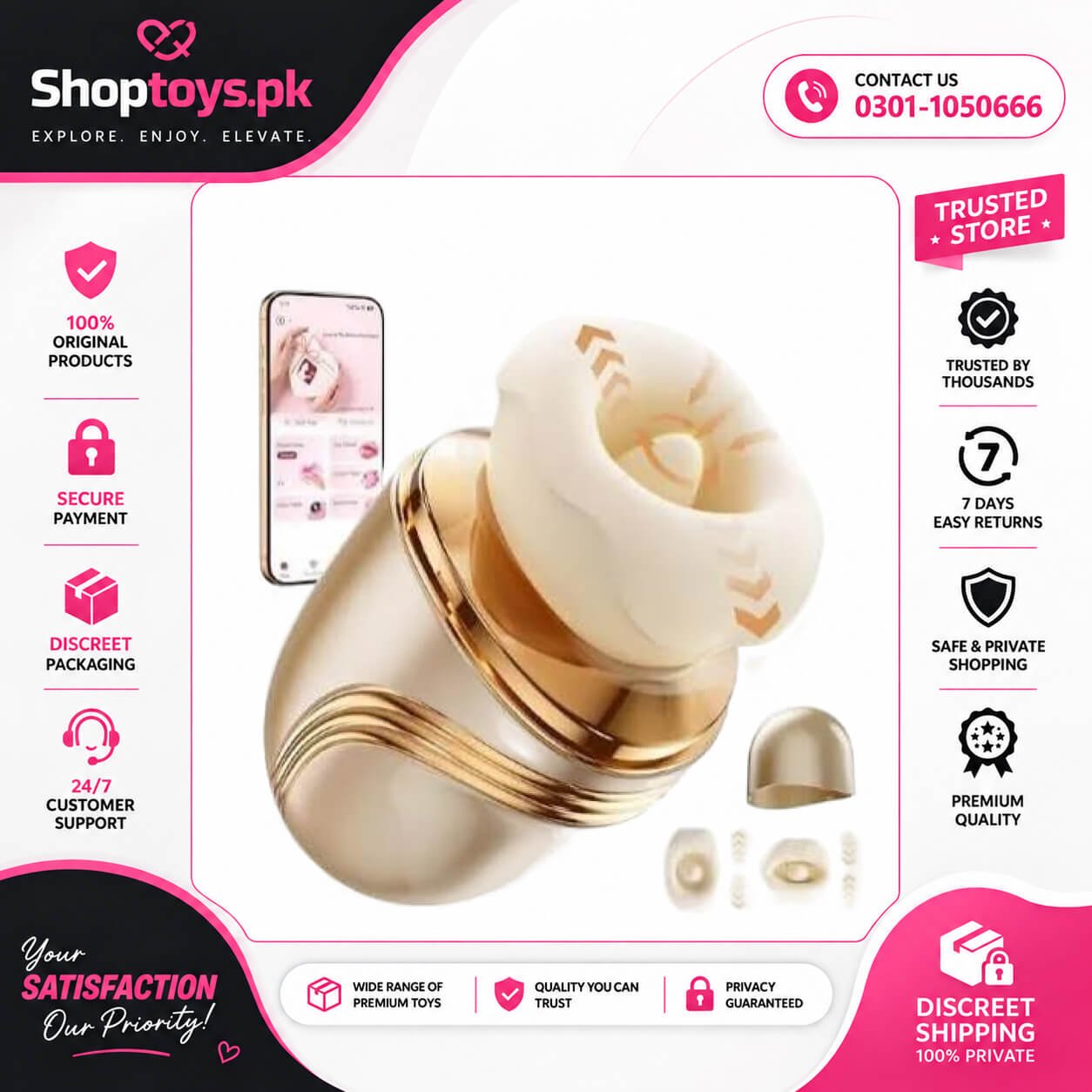 Vibrator Sex Toys for Women Mouth Sucking Vibrator In Pakistan