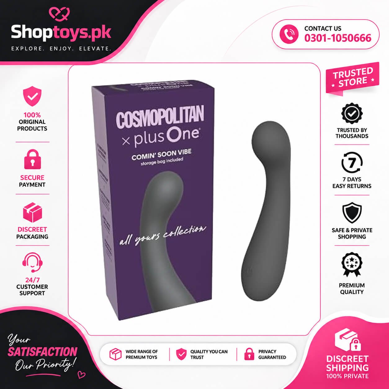 Cosmopolitan x plusOne Comin In Pakistan