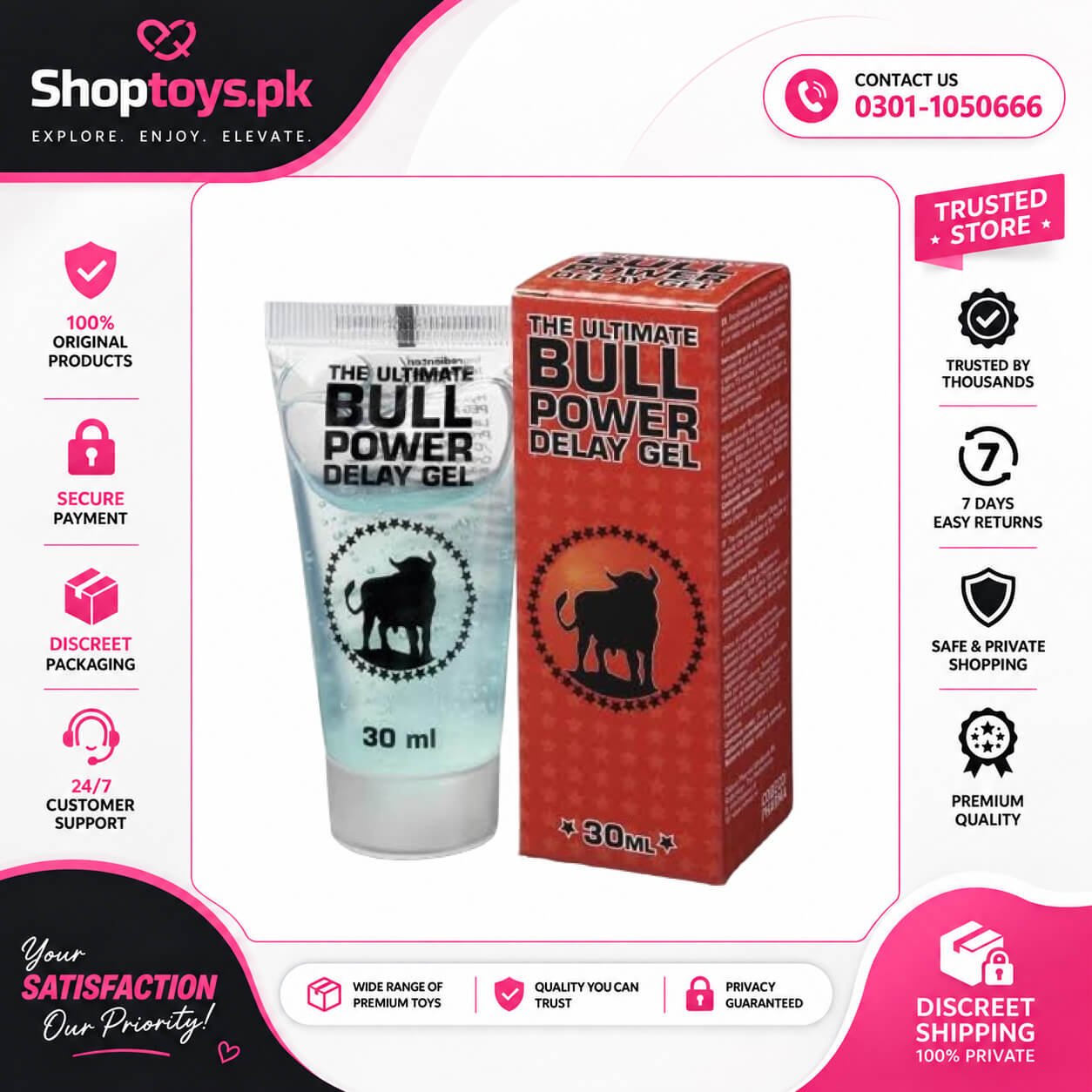 Bull Power Delay Long Time Spray Price in Pakistan