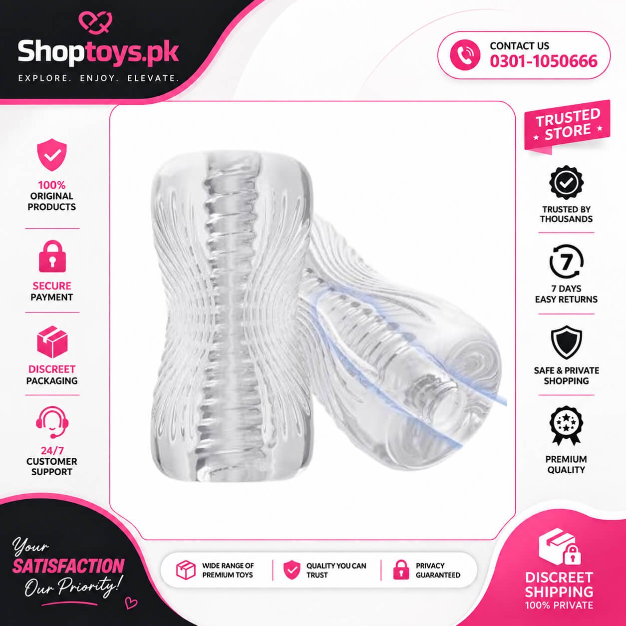 Abanney Male Masturbator Sex Toys In Pakistan