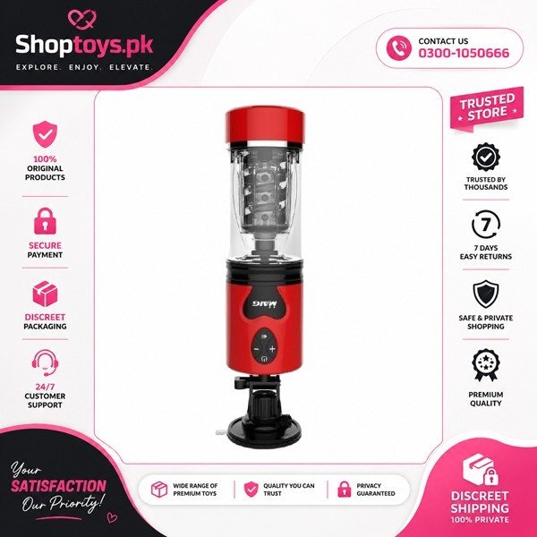 Rotating Telescopic Masturbator Sex Toys