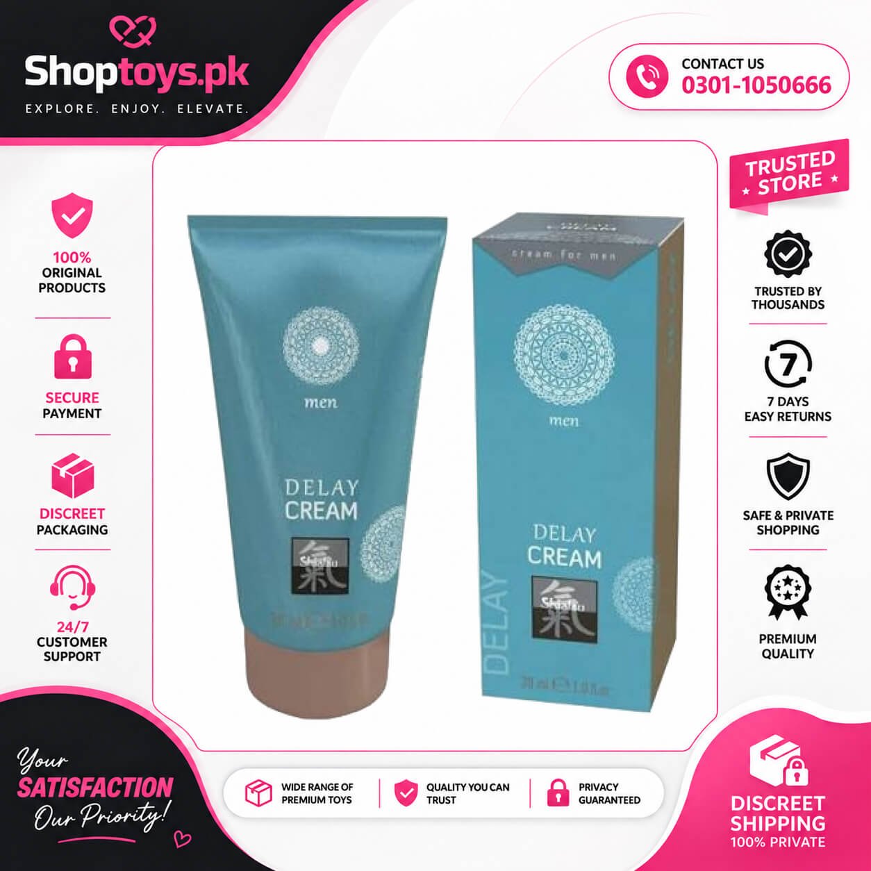 Shiatsu Delay Cream Price in Pakistan