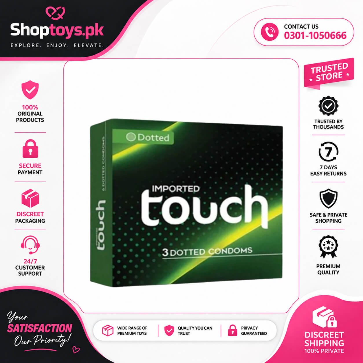 Touch Delay Condom In Pakistan