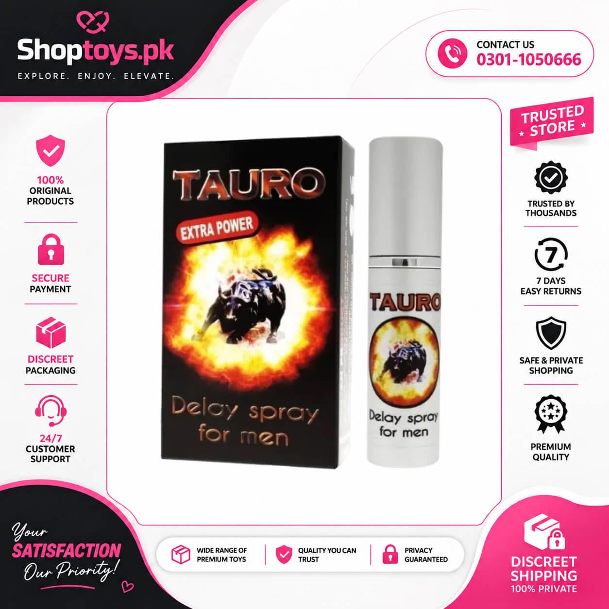 Tauro Extra Strong Delay Spray Price in Pakistan