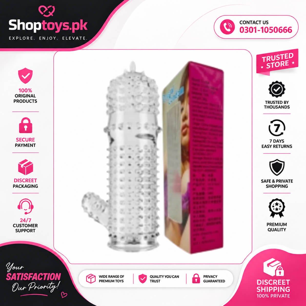 China Crystal Condom in Pakistan