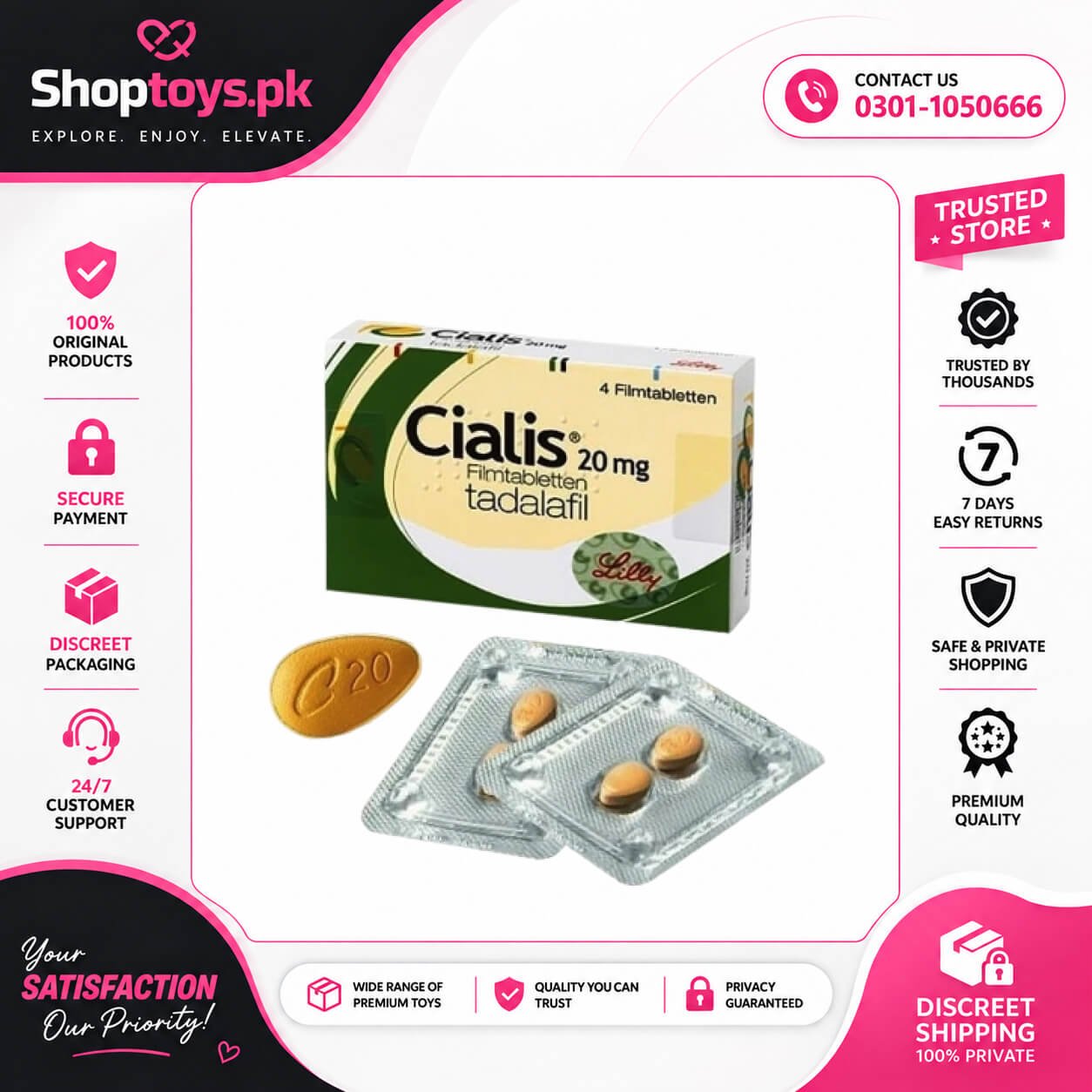 Cialis 20 Mg Tablets In Pakistan