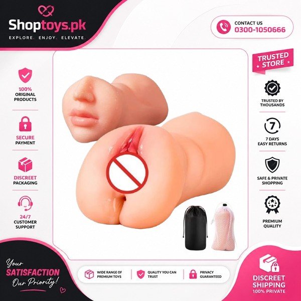 Male Masturbator Pocket Pussy Mouth Anal