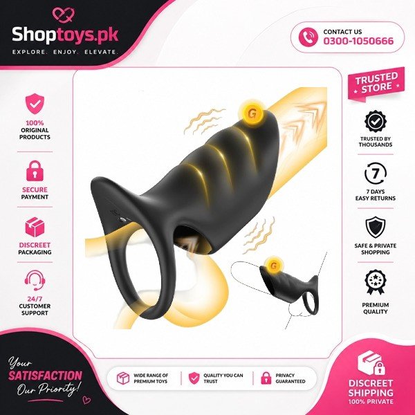 Vibrating Cock Ring Penis Sleeve Vibrator