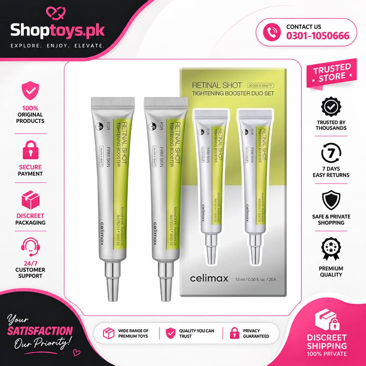 Celimax The Vita A Retinal Shot Tightening Booster Price In Pakistan