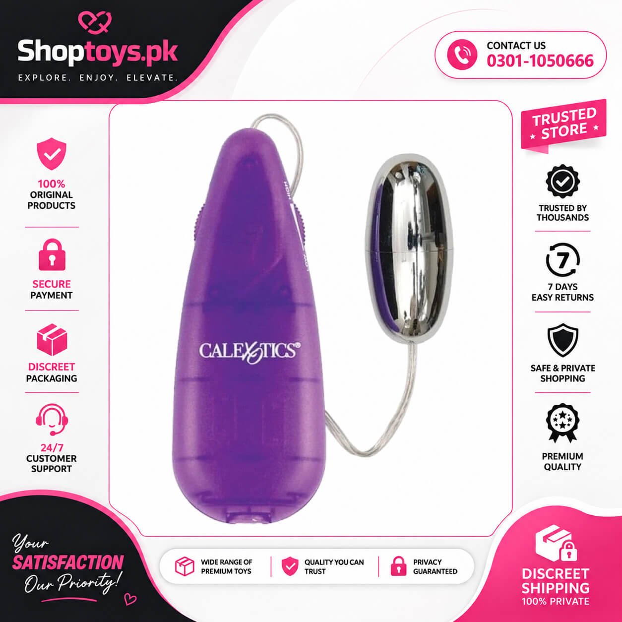 CalExotics Slim Teardrop Bullet Vibrator In Pakistan
