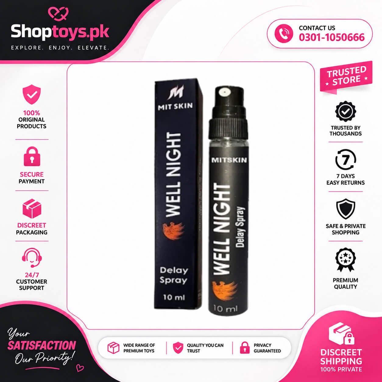 Well Night Delay Spray Price in Pakistan