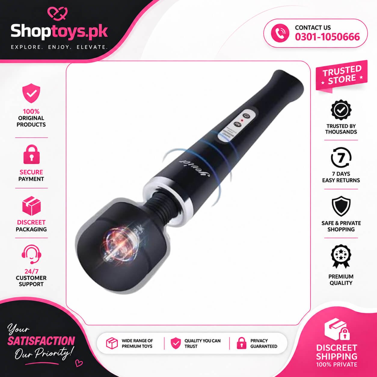 YEVIOR Cordless Personal Electric Massager In Pakistan