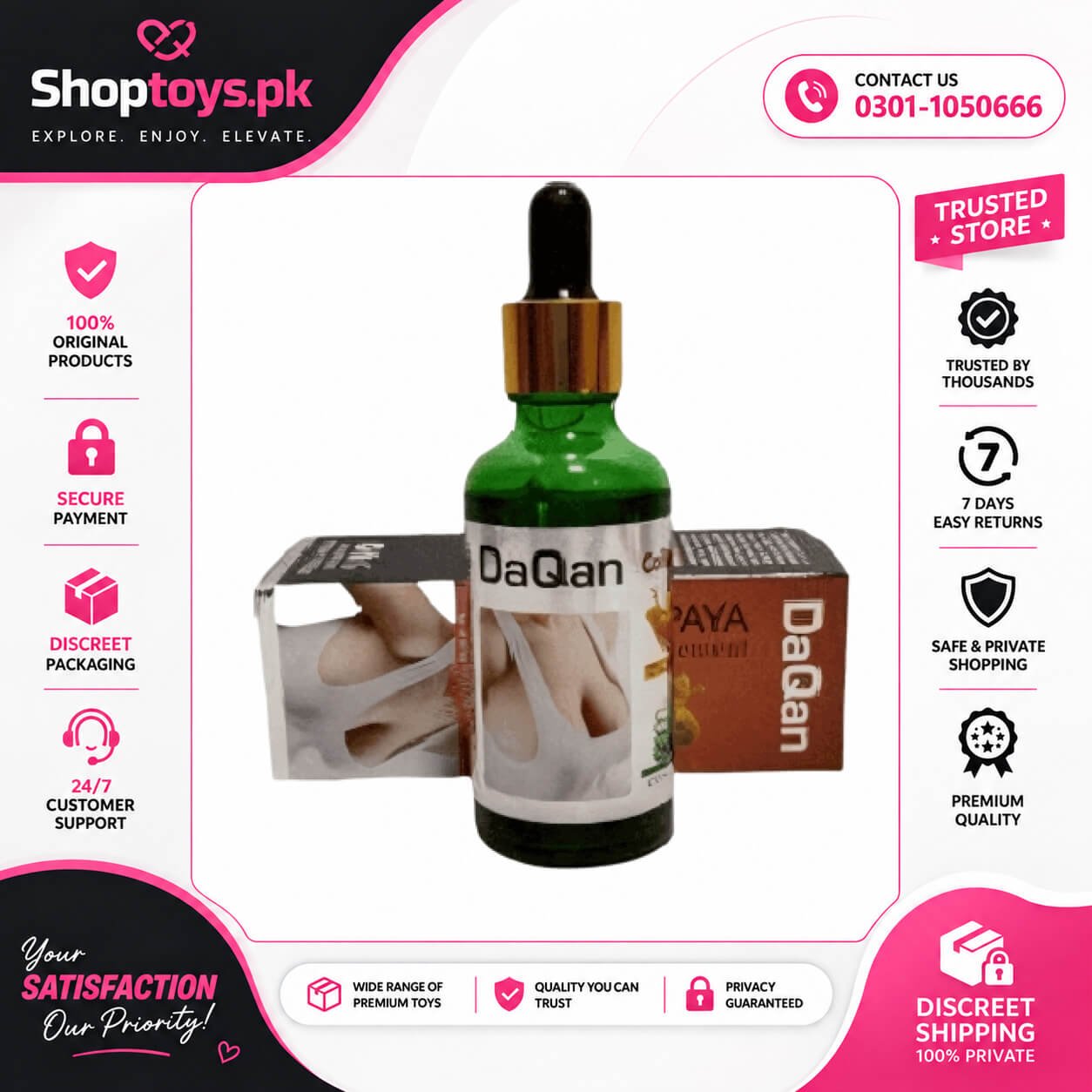 Daqan Breast Essential Oil In Pakistan