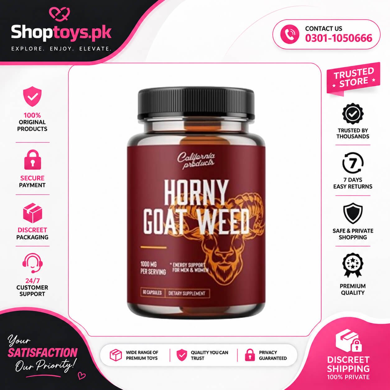 Horny Goat Weed Complex Male Enhancement Pills In Pakistan